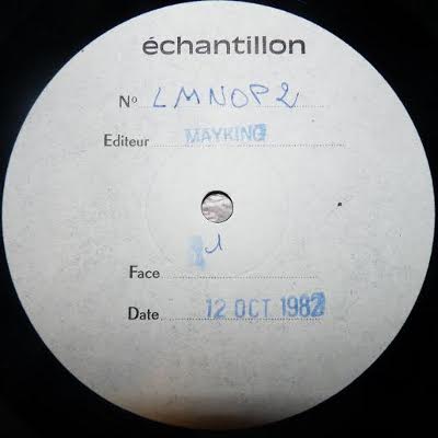 (test pressing dated 12 October 1982)