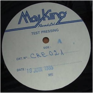 (test pressing label)