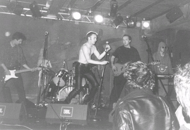 Panic Merchants live at the Rock Garden Dublin circa 1990