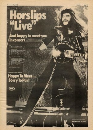 1973 UK tour poster