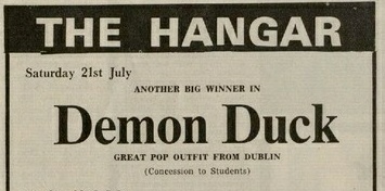 Saxo's Revolution Galway July 1973