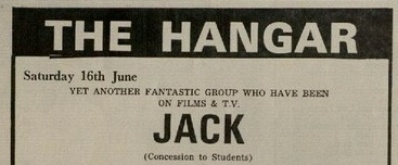 The Hangar, Galway, 16 June 1973